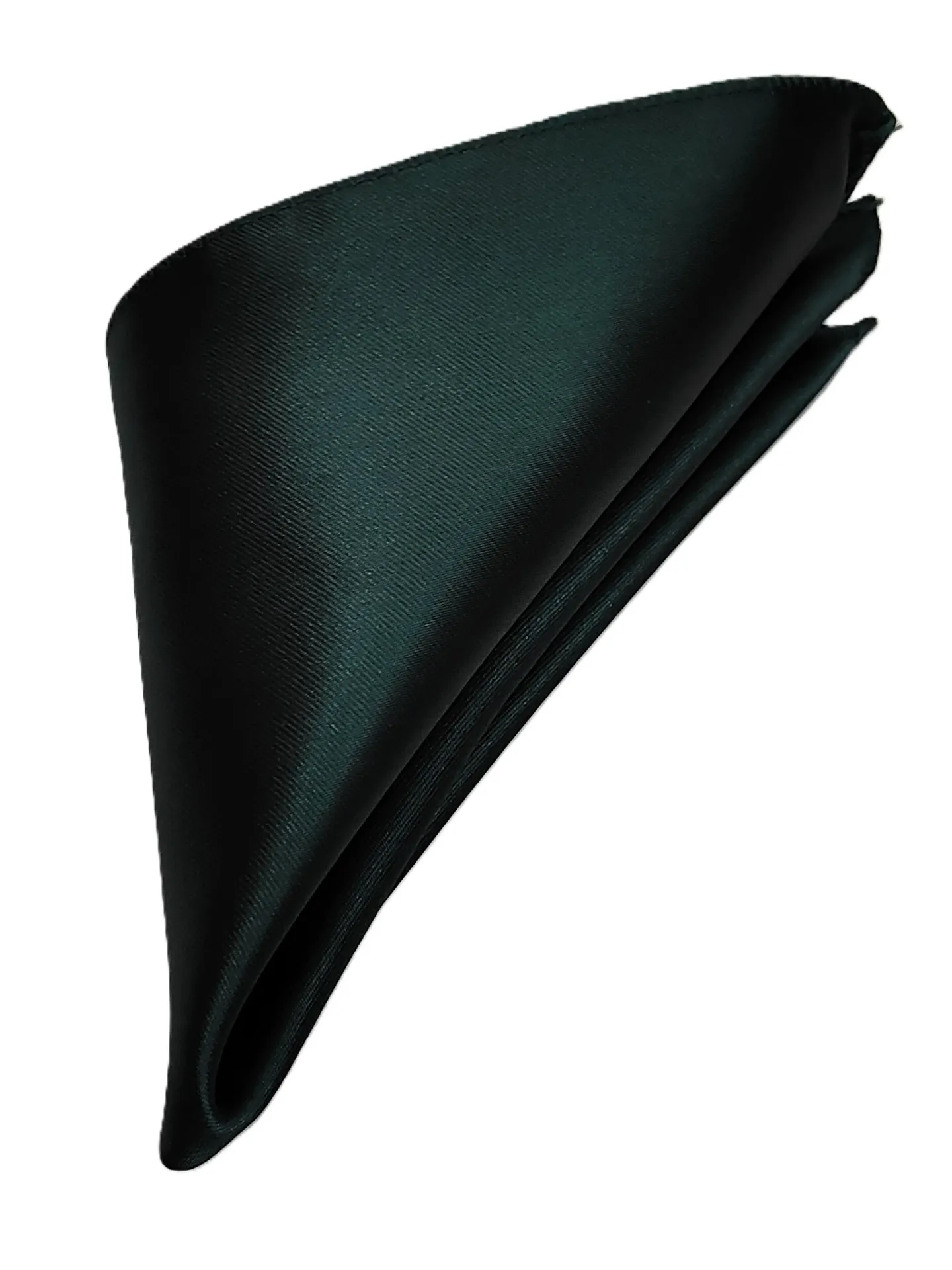 VOICI France Velvet Pocket Square for Men Dark Green Color
