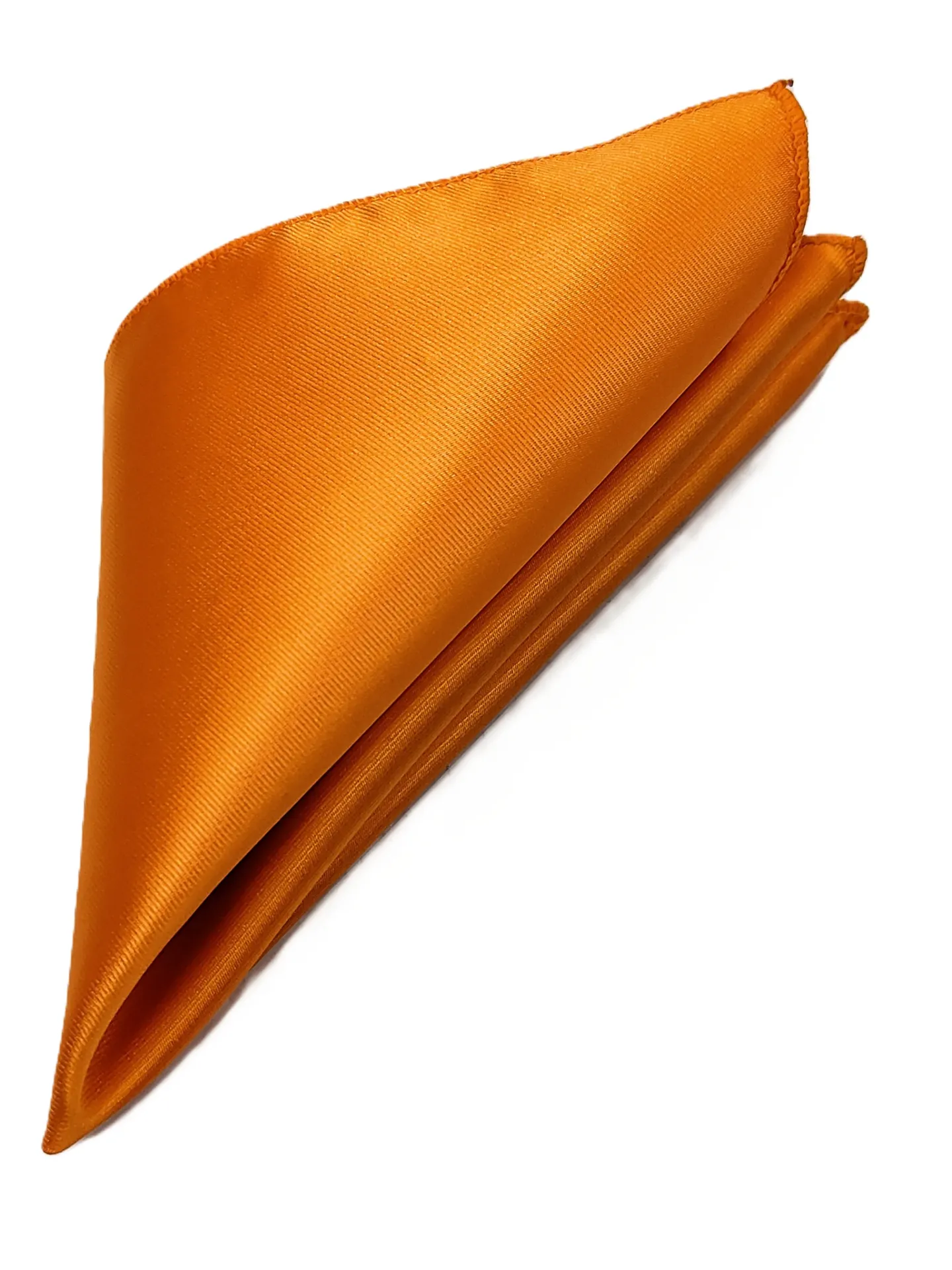 [VPS012] VOICI France Velvet Pocket Square for Men Orange Color