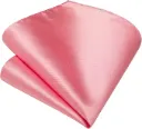 VOICI France Velvet Pocket Square for Men Pink Color