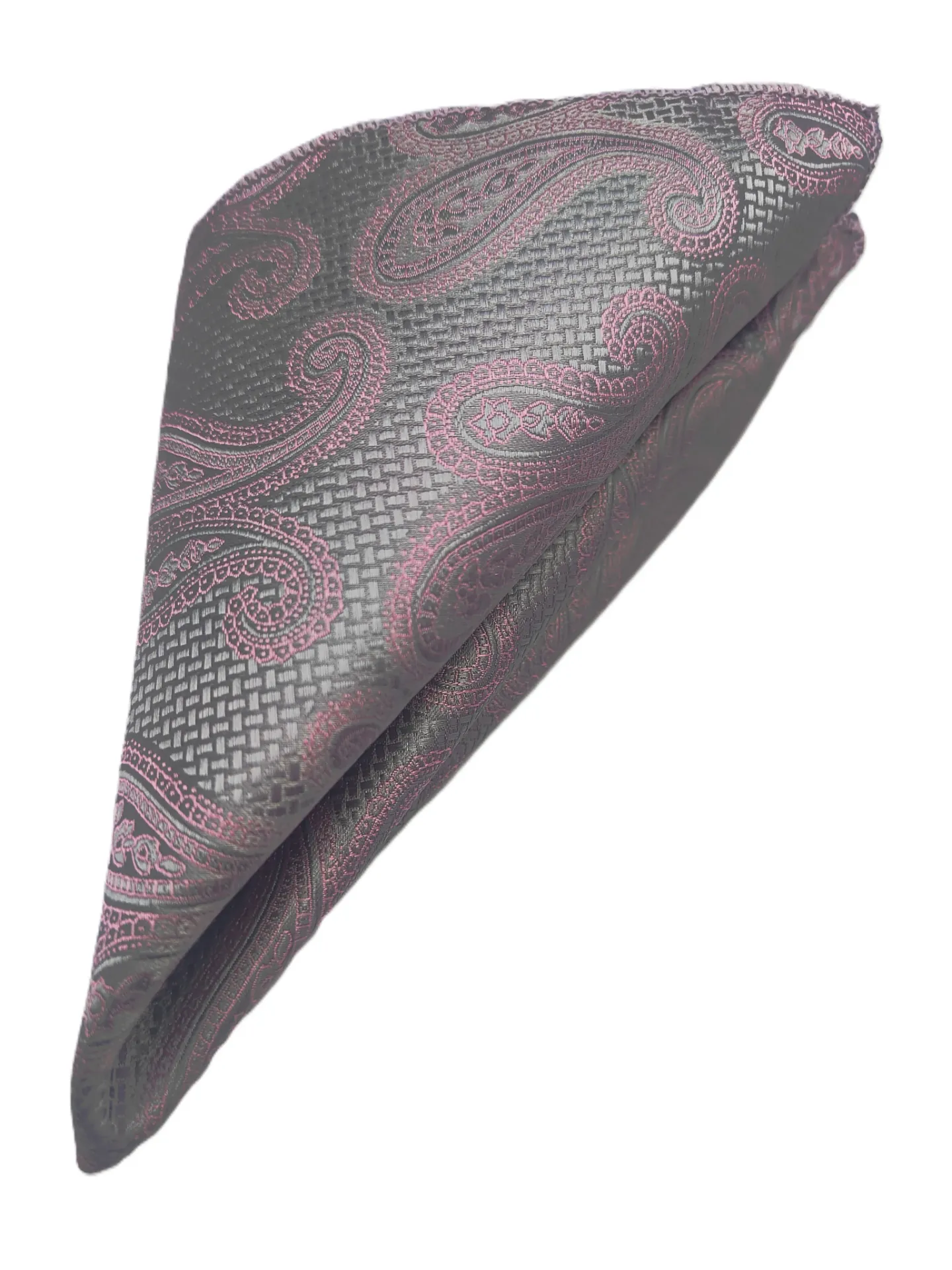 VOICI Paisley and Self-Design Pocket Square