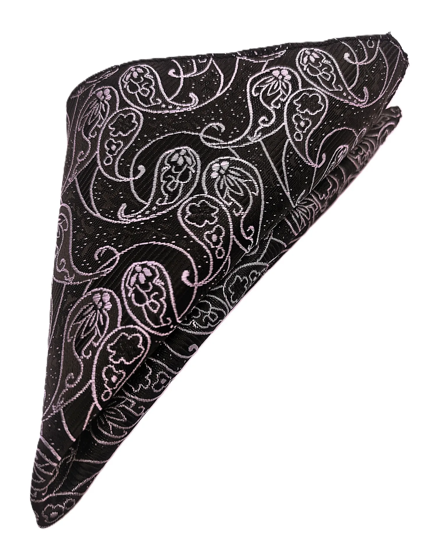 [VPS440XM] VOICI Paisley and Self-Design Pocket Square