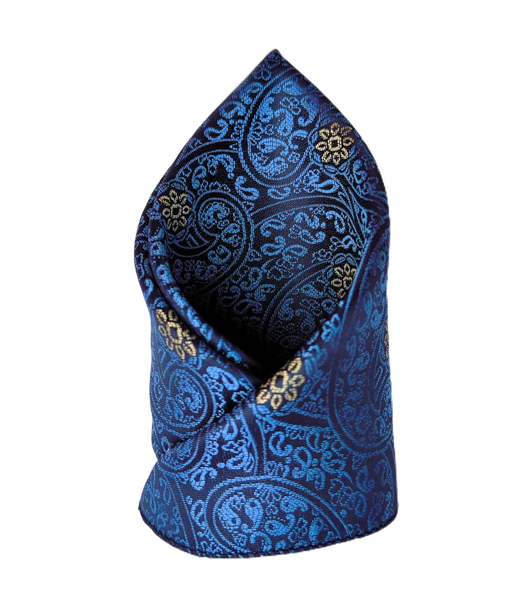 VOICI Paisley and Self-Design Pocket Square