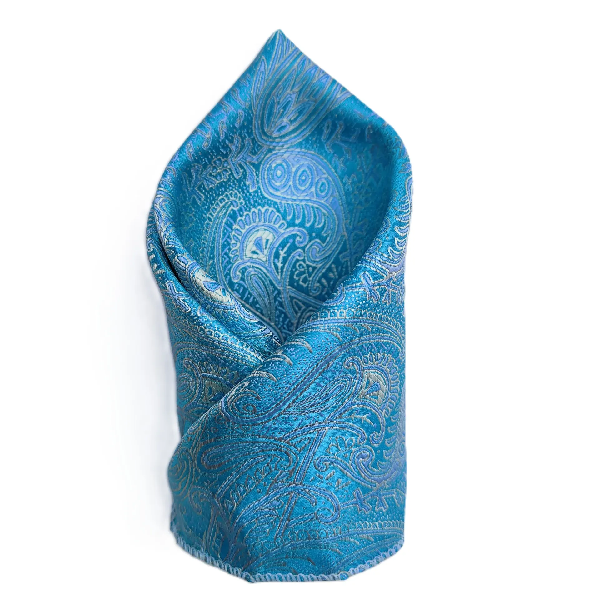 [VPS518] VOICI Paisley and Self-Design Pocket Square
