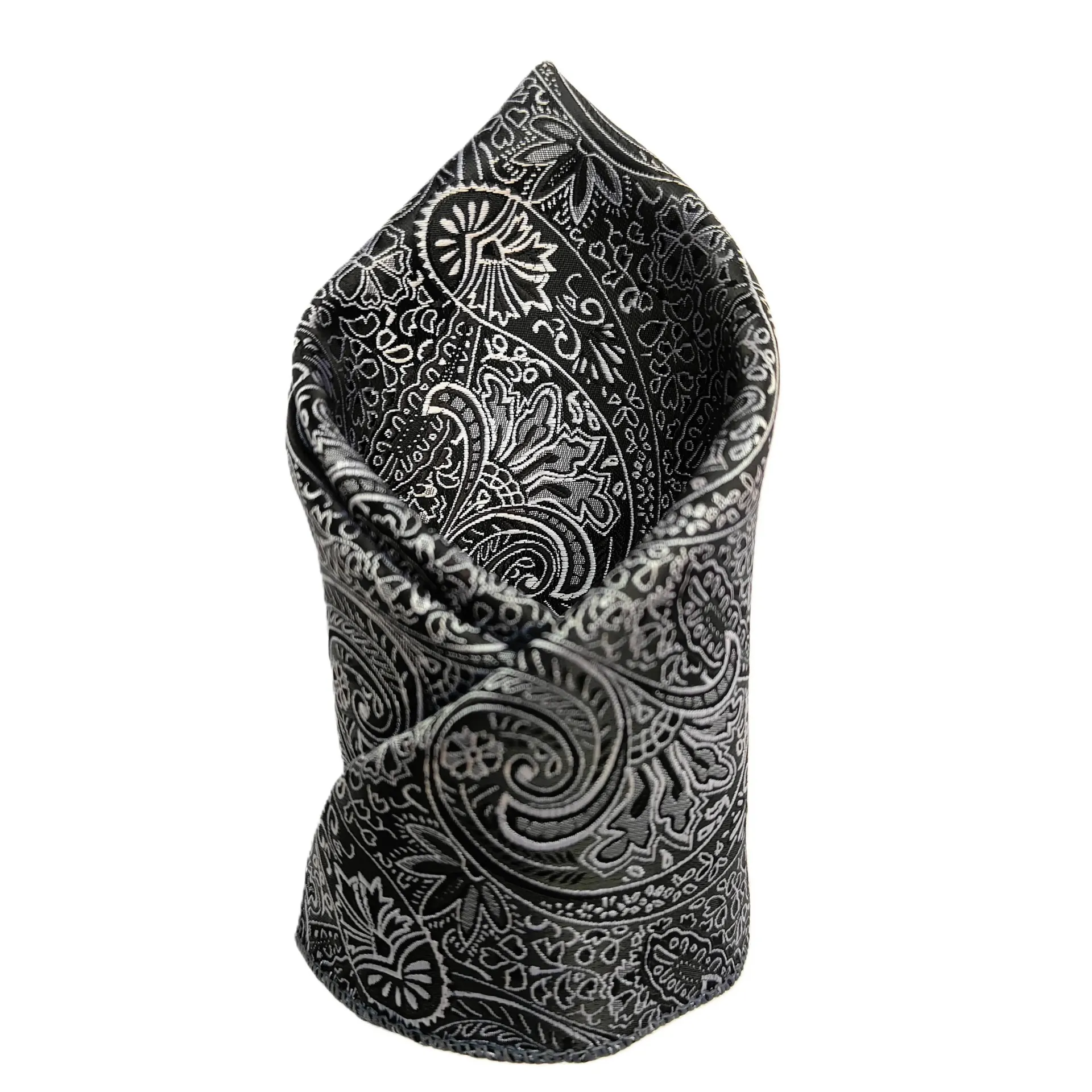 [VPS528] VOICI Paisley and Self-Design Pocket Square