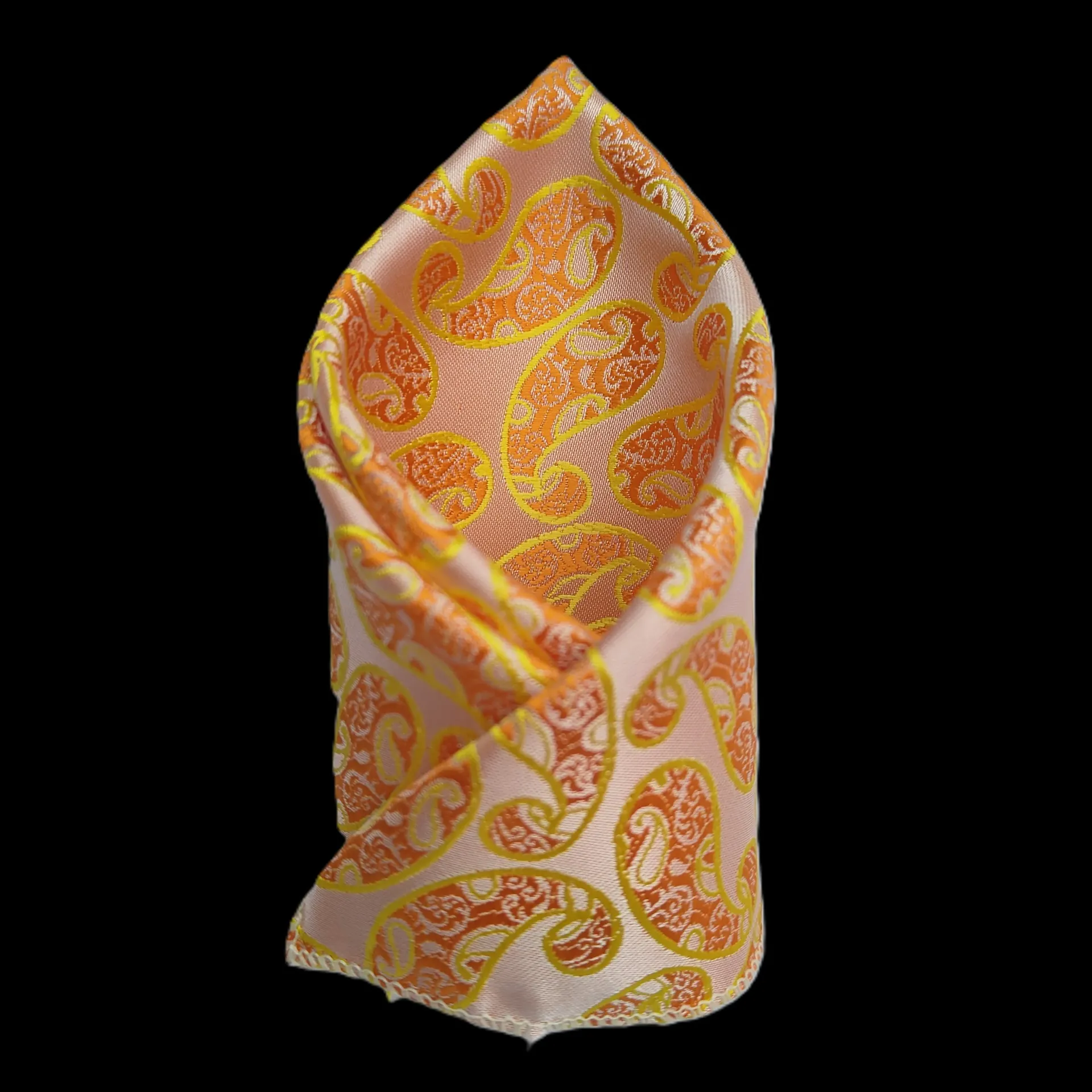 [VPS533] VOICI Paisley and Self-Design Pocket Square