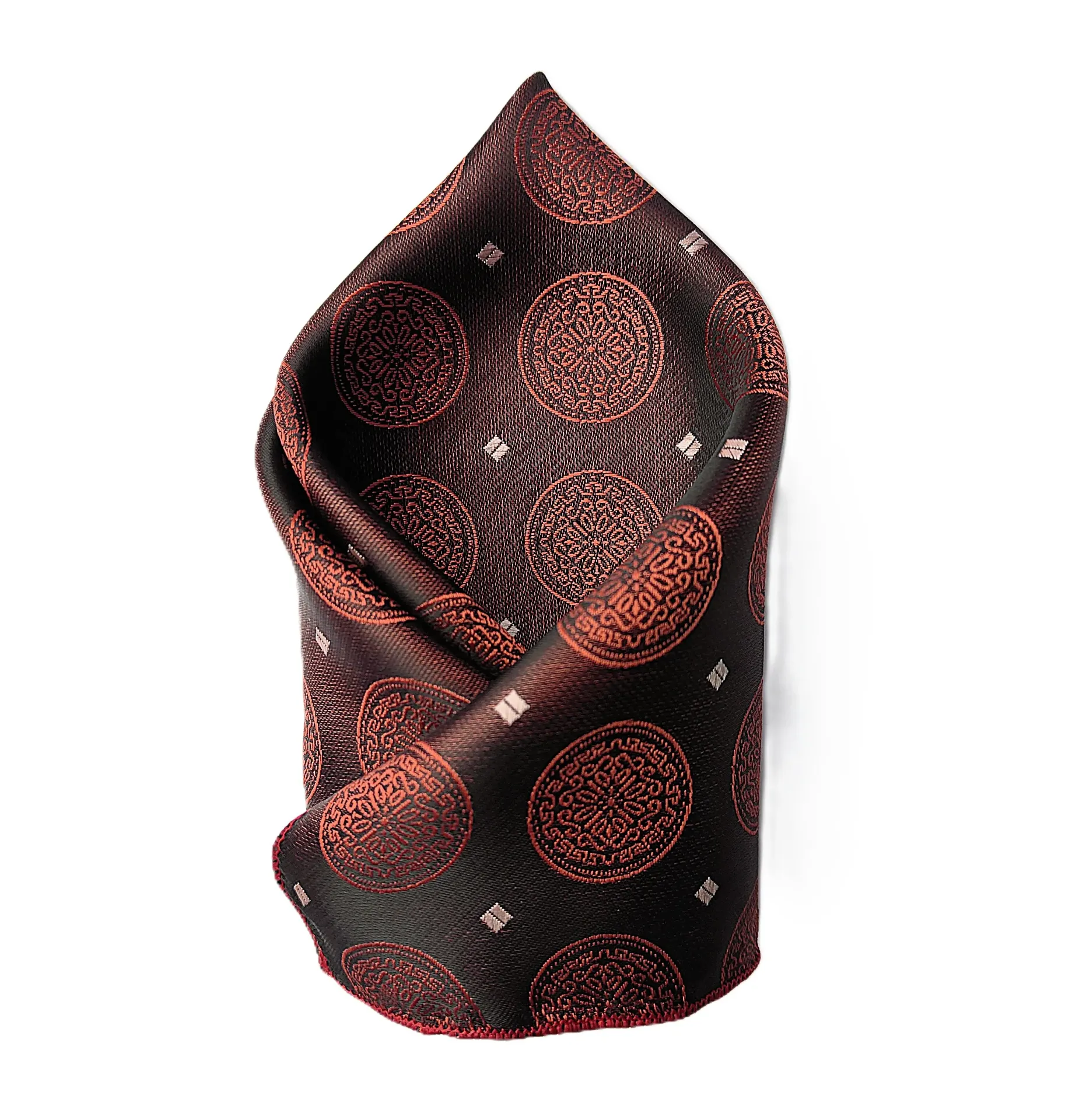 VOICI Paisley and Self-Design Pocket Square