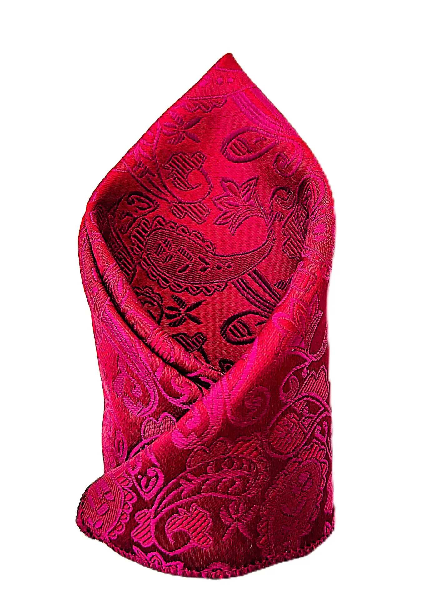 [VPS594] VOICI Paisley and Self-Design Pocket Square