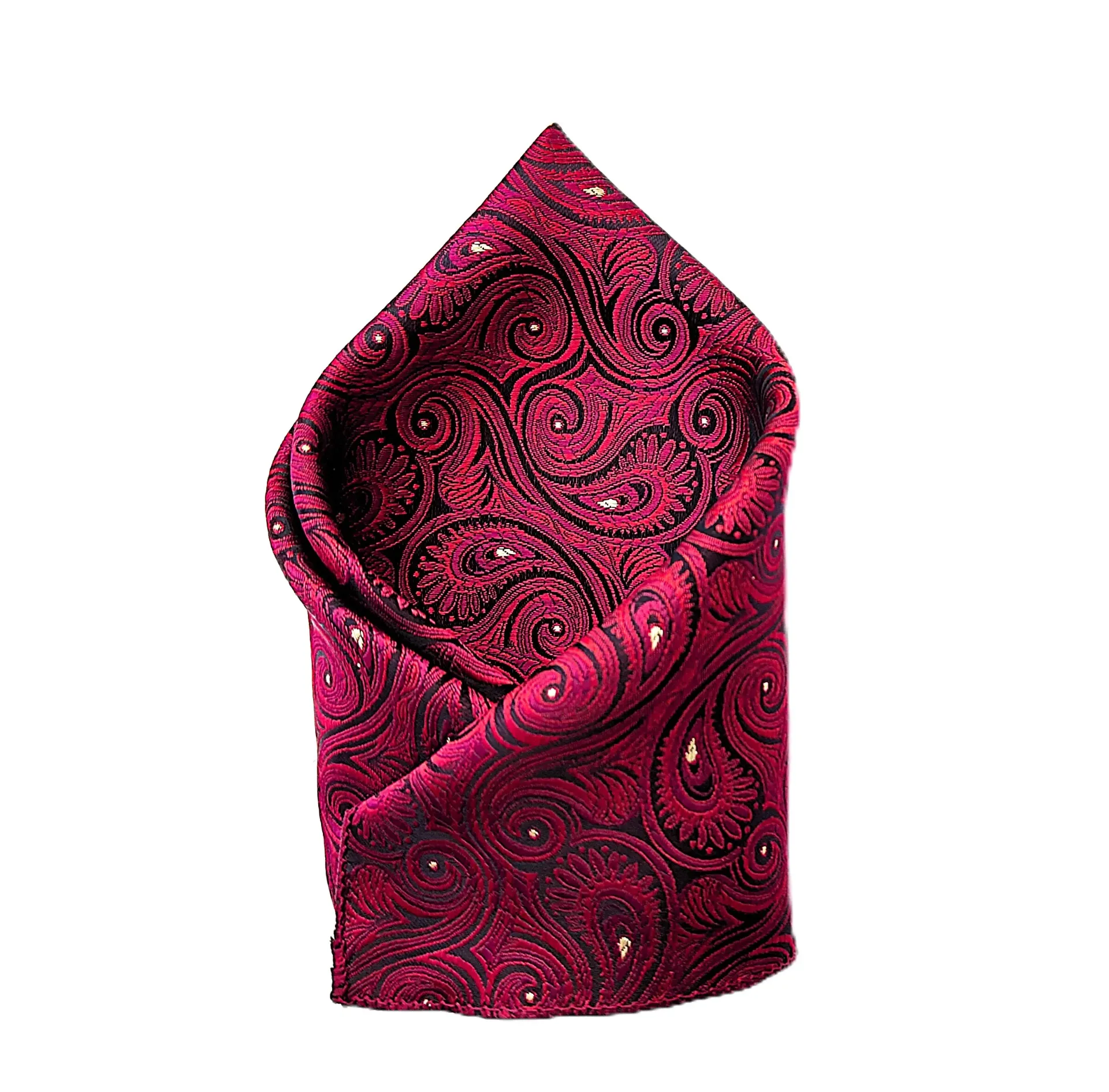 [VPS596] VOICI Paisley and Self-Design Pocket Square