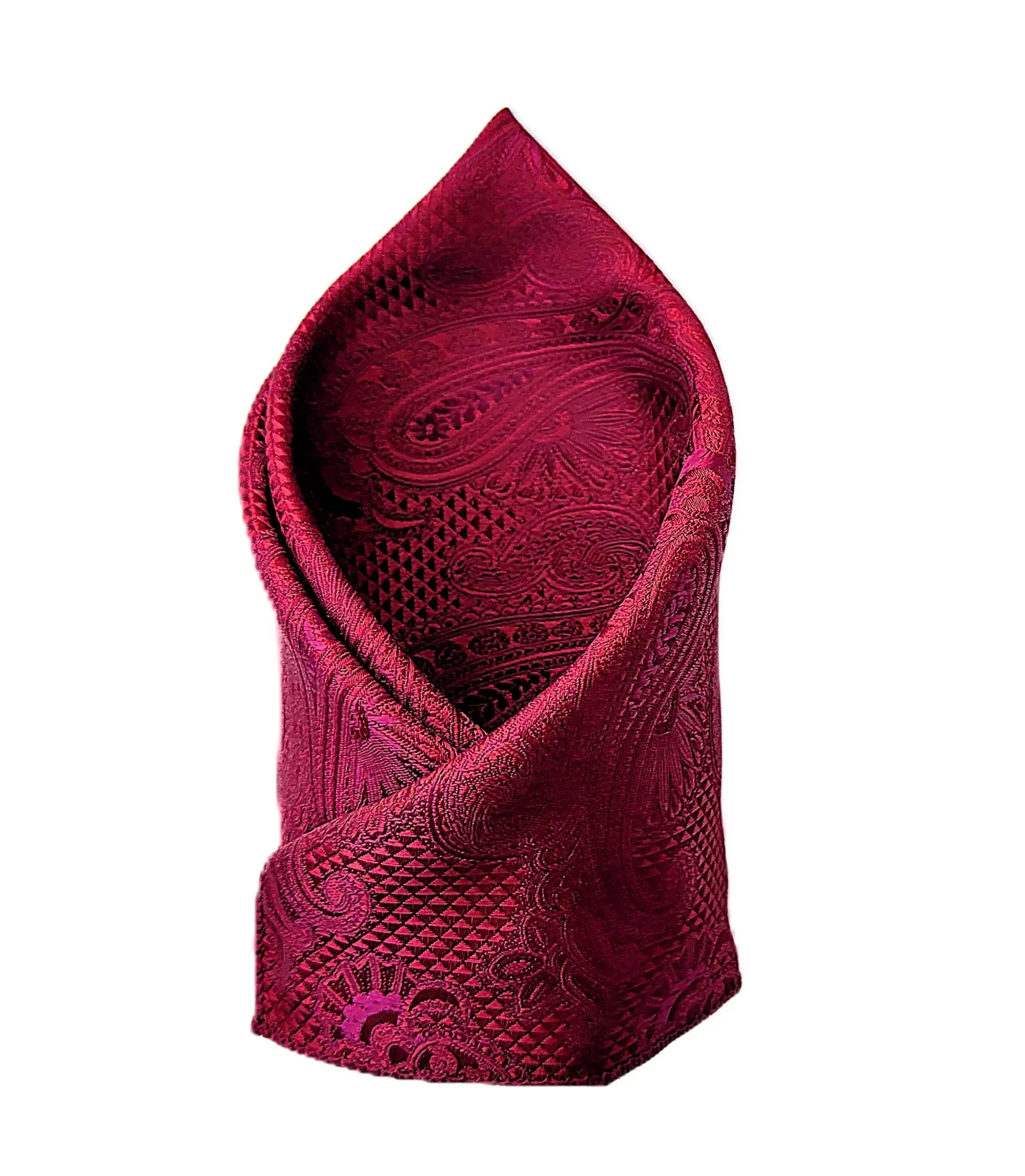 [VPS597] VOICI Paisley and Self-Design Pocket Square