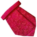 VOICI France Mens Paisley Cravat ascot NeckTie Pocket Square Microfiber Fabric Free Size