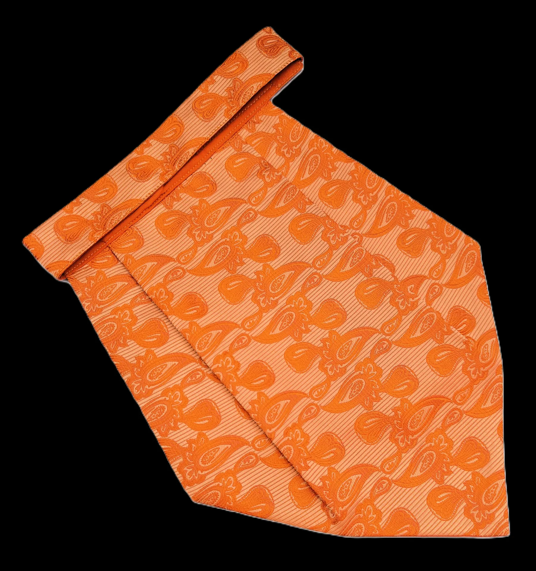 [VCRO1920] VOICI France Mens Paisley Cravat ascot NeckTie Pocket Square Microfiber Fabric Free Size