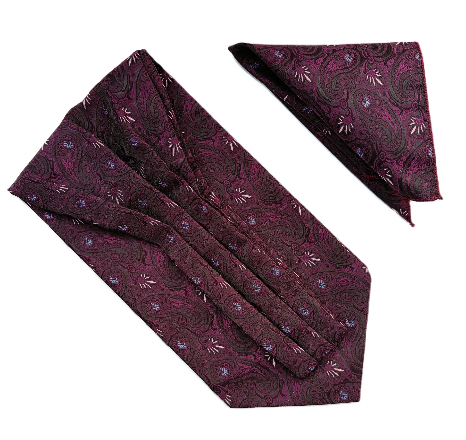 [VAT159] VOICI France Men's Self-Design Cravat Ascot NeckTie for Men Free Size