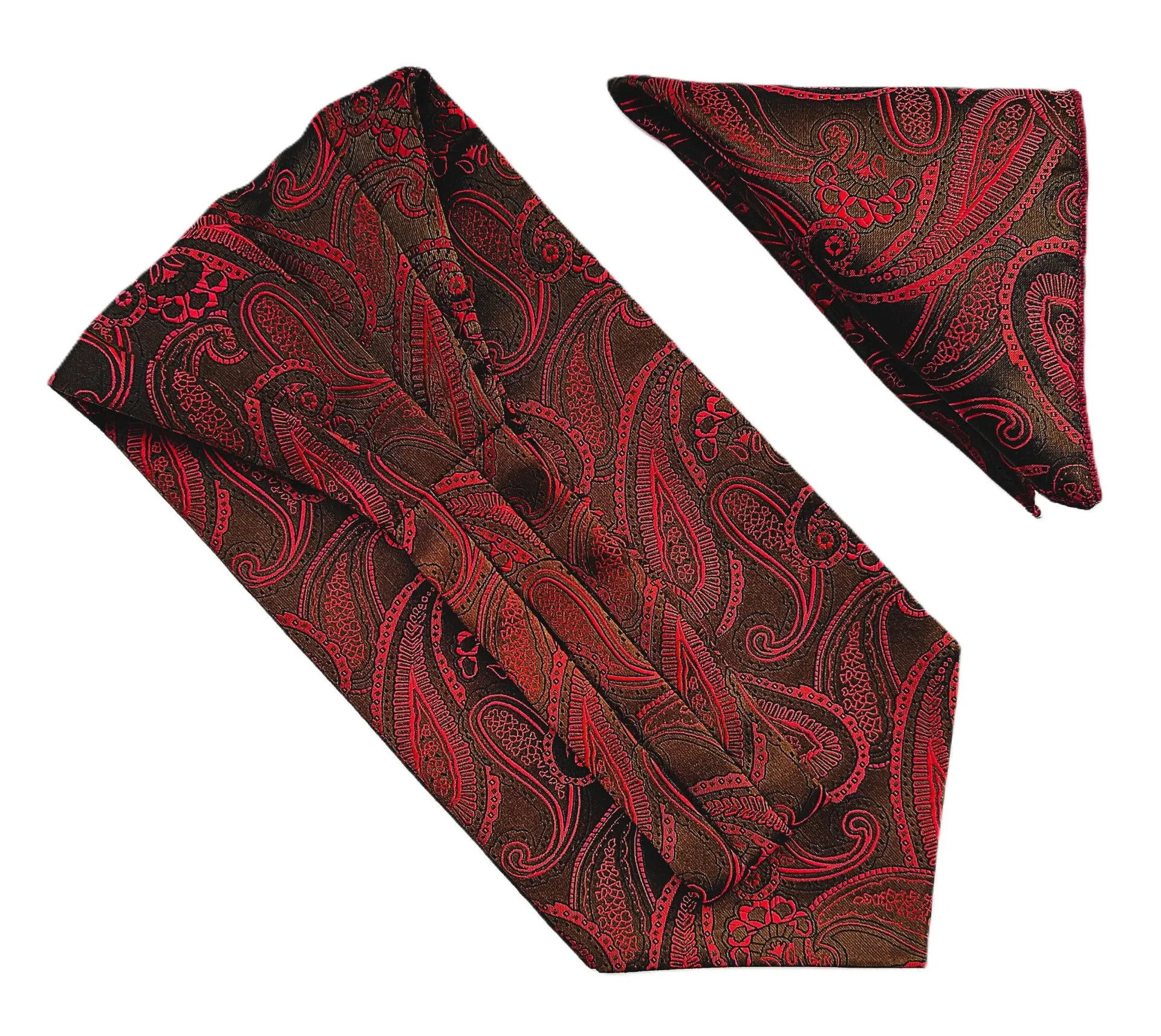 VOICI France Men's Self-Design Cravat Ascot NeckTie for Men Free Size