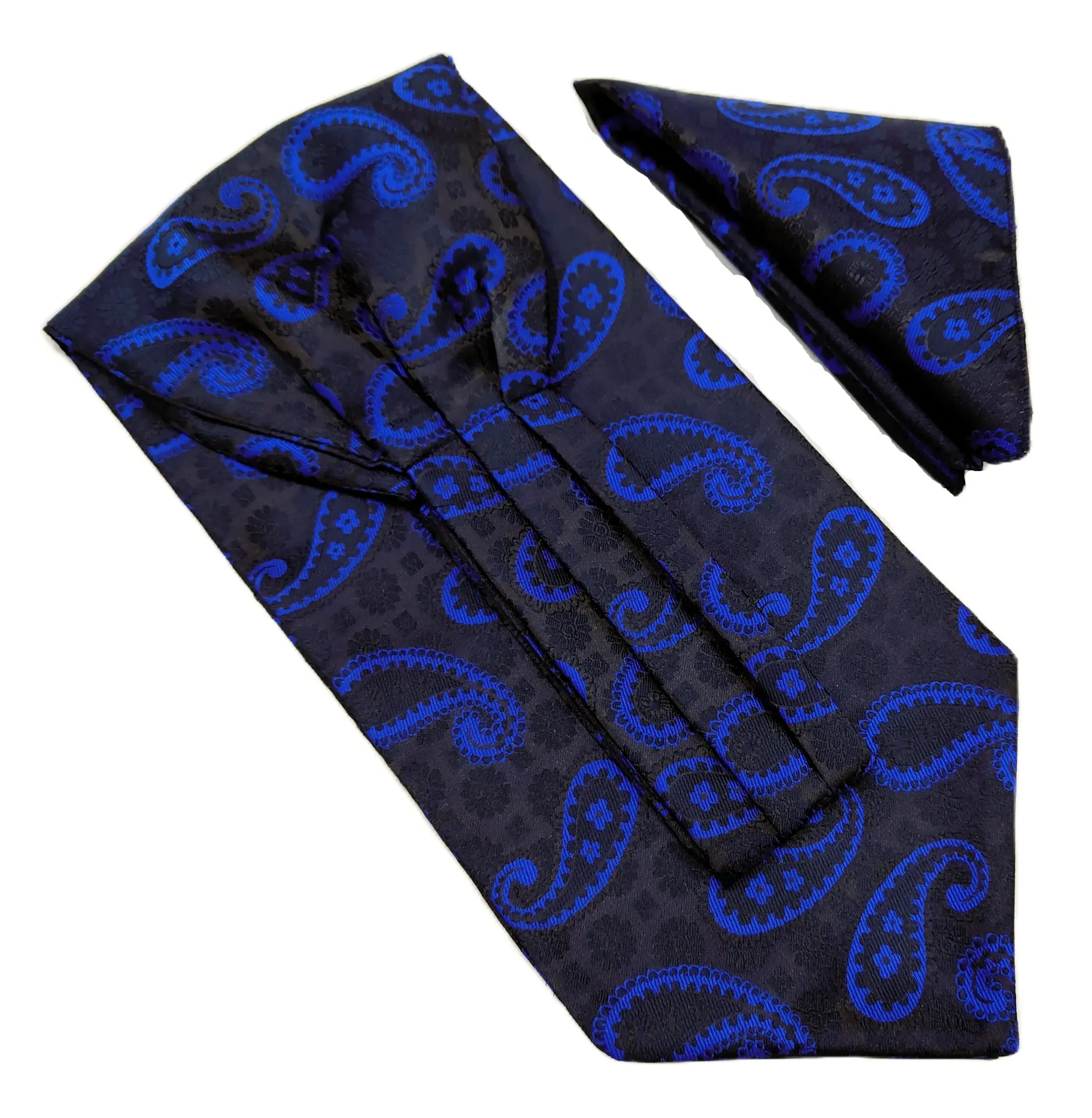 VOICI France Men's Self-Design Cravat Ascot NeckTie for Men Free Size