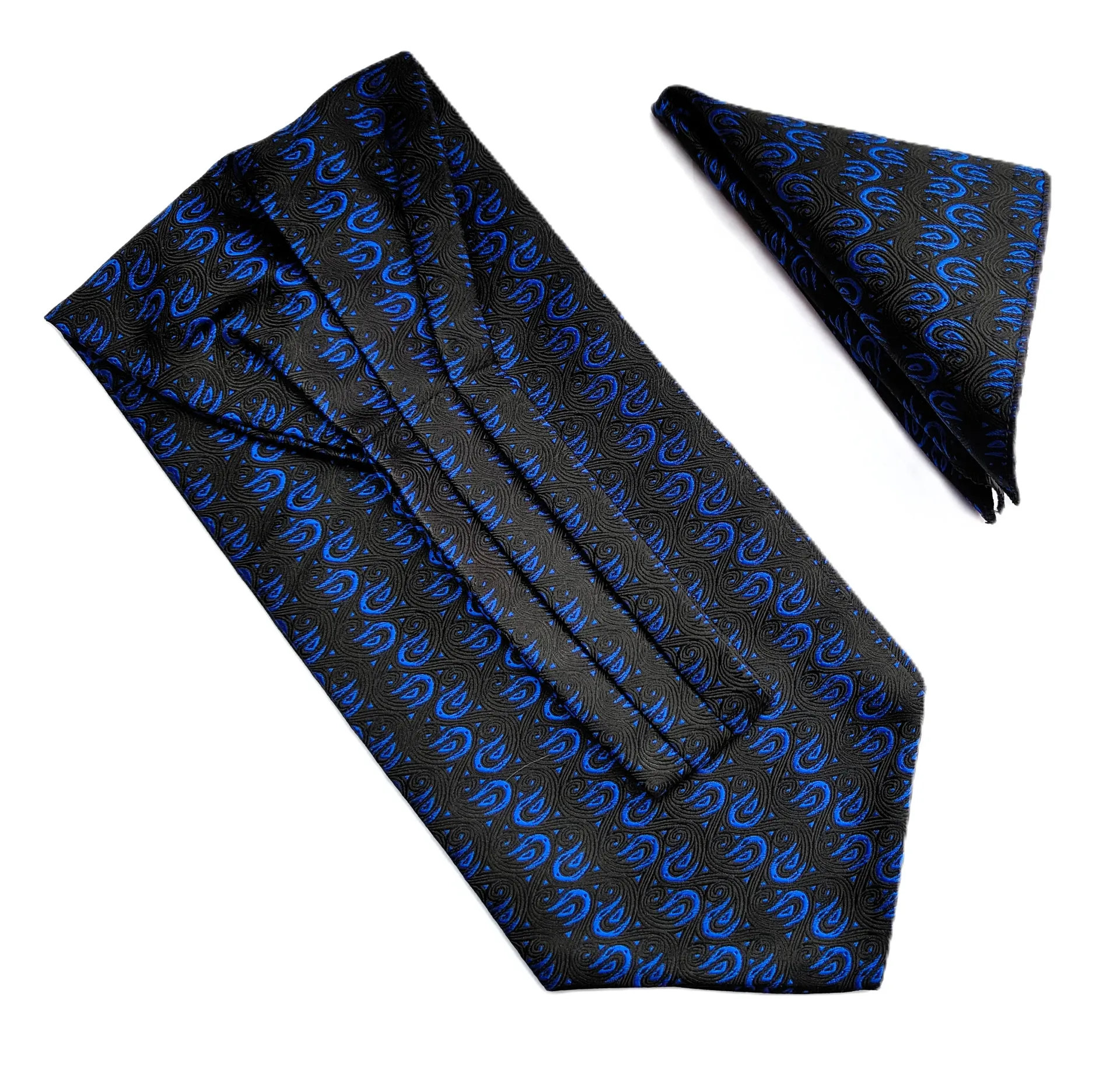 VOICI France Men's Self-Design Cravat Ascot NeckTie for Men Free Size