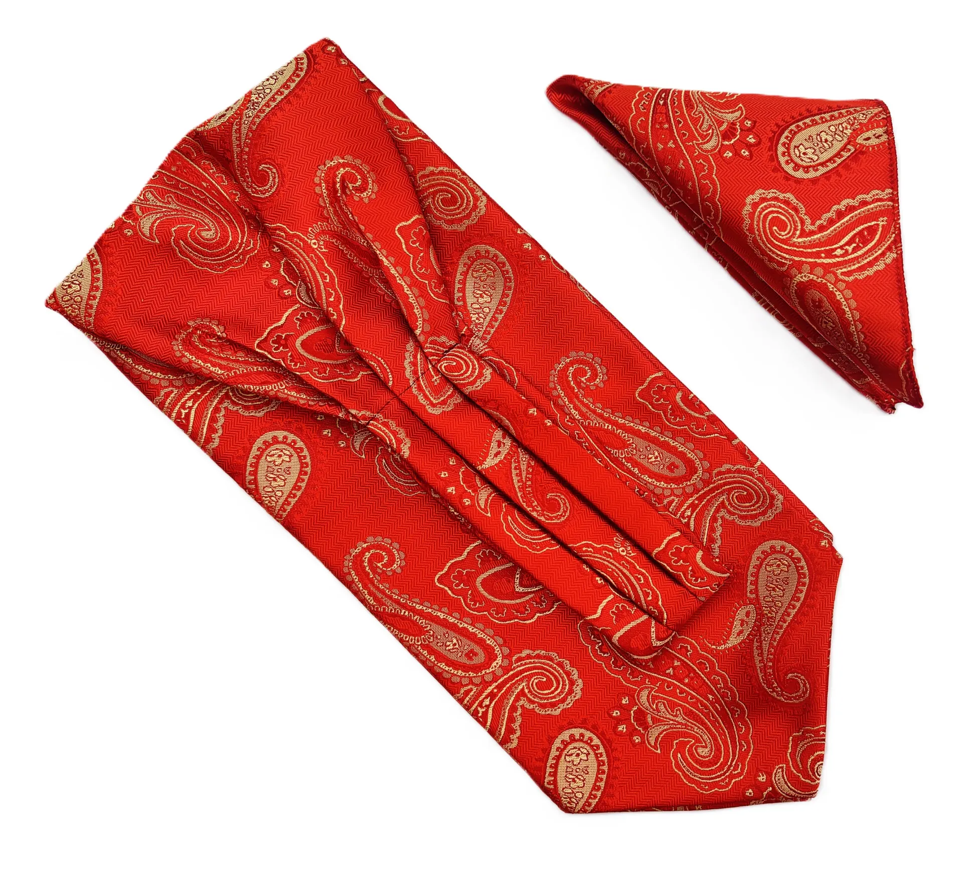 VOICI France Men's Self-Design Cravat Ascot NeckTie for Men Free Size