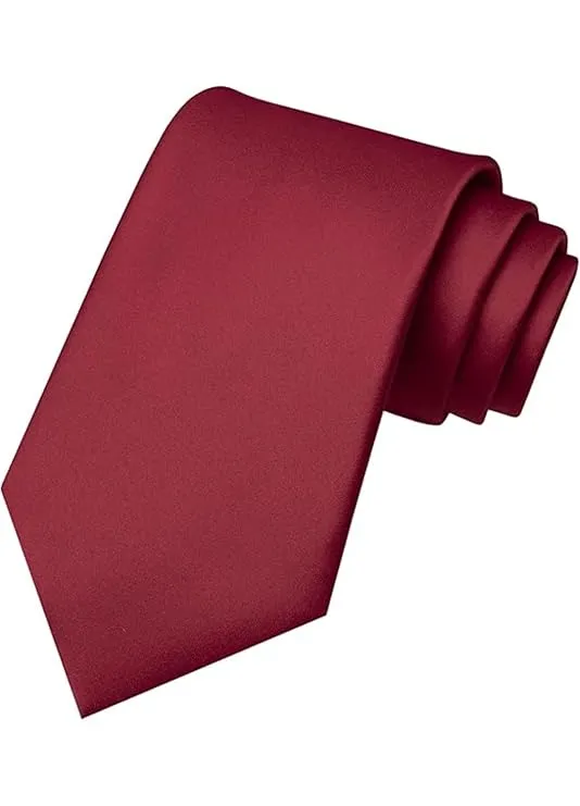 VOICI Men Ties Set Classic Solid Color Necktie Set with Pocket Square Formal Neckties for Men Business Wedding Party Work free size