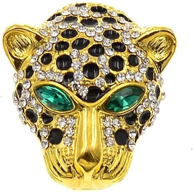 Voici France Men's & Women's Lapel Pin Brooch Tie Pin Boutonniere Stick Brooch for Suits tuxedo jaguar stone studded Silver golden black color Free size