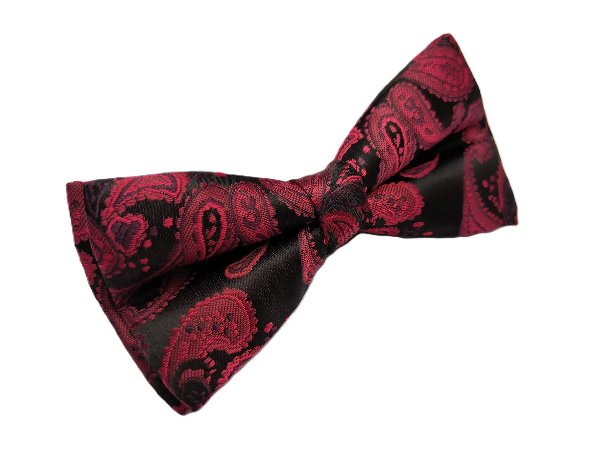 VOICI France Mens Self-Design Bow Tie & Pocket Square For Tuxedo or Dinner Jacket