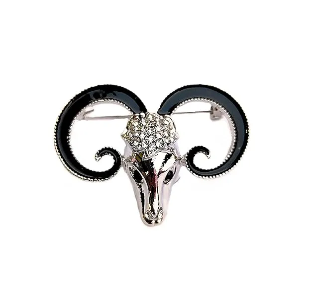 Voici France Men's & Women's Lapel Pin Brooch Tie Pin Boutonniere Stick Brooch for Suits tuxedo jaguar stone studded Silver golden black color Free size